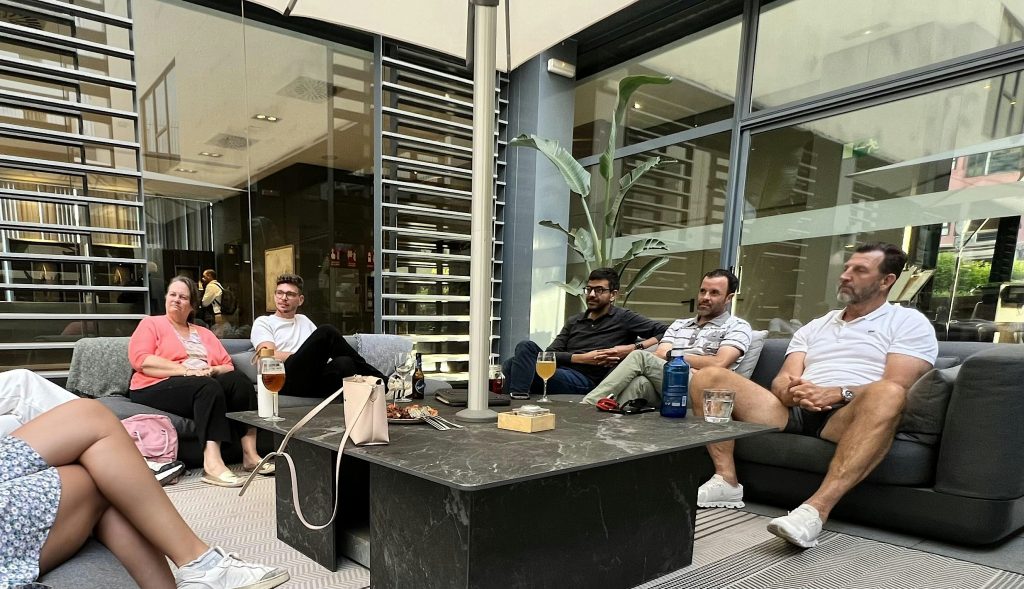 Investing Circle by Mallorca Minds: group discussing investing at AC Hotel Ciutat de Palma